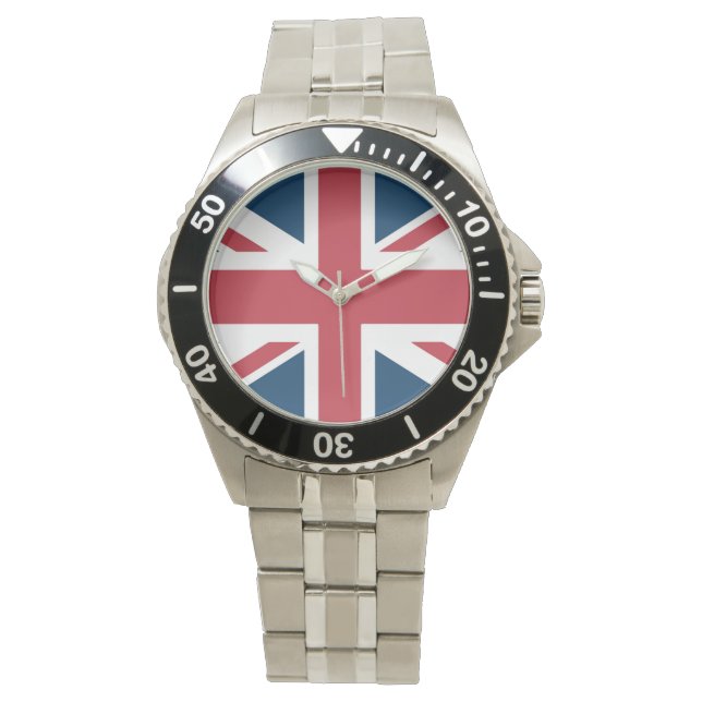 The Union Jack British Flag Armbanduhr (Vorderseite)