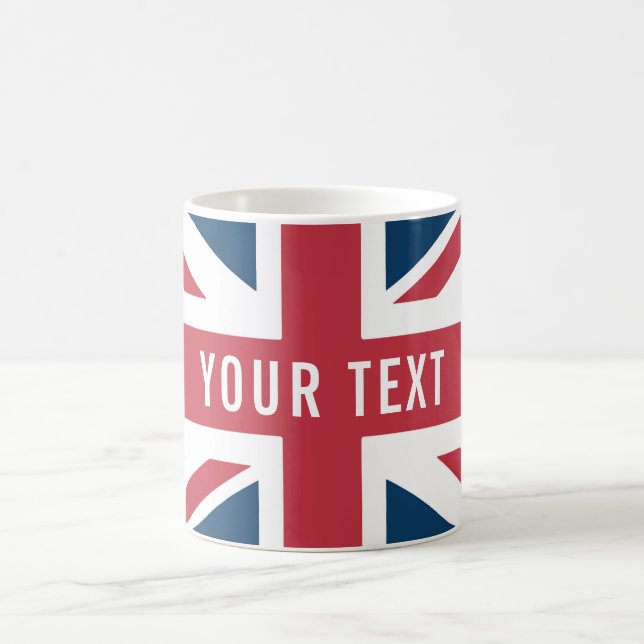 The Union Jack British Flag Kaffeetasse (Mittel)