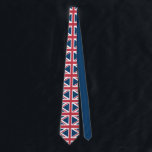 The Union Jack British Flag Neck Tie Krawatte<br><div class="desc">Neck tie with The Union Jack flag design. This United Kingdom flag design is a great way to show you are proud to be British.</div>