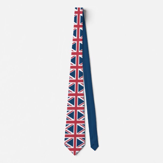 The Union Jack British Flag Neck Tie Krawatte (Vorderseite)
