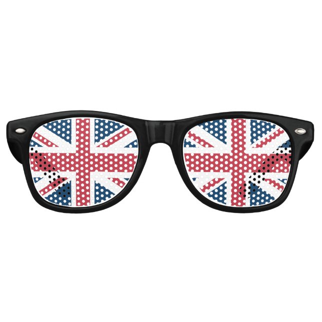 The Union Jack British Flag Partybrille (Vorderseite)