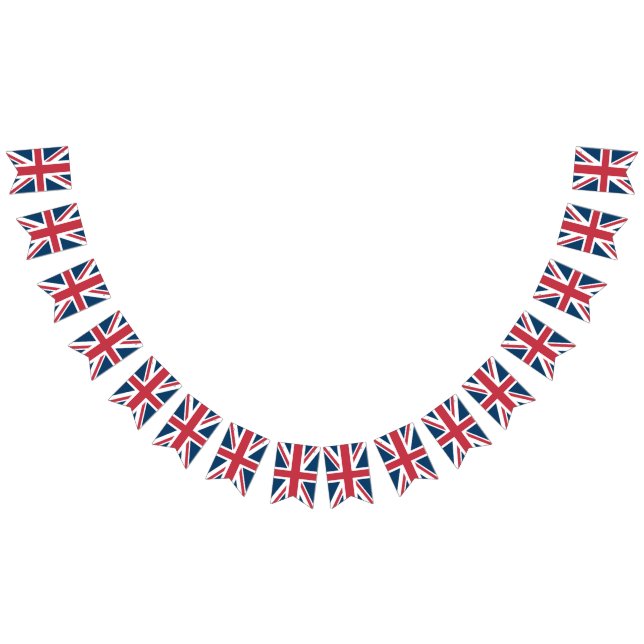 The Union Jack - Bunting Flags Wimpelkette (Alle)