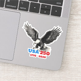 The United States 250th Anniversary Bald Eagle Aufkleber