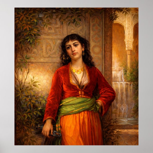 The Unwelcome Companion by John William Waterhouse Poster (Vorne)