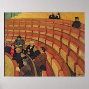 The Upper Circle at the Theatre du Chatelet Poster