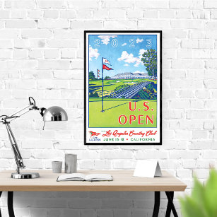 The USA Golf Open 2023 Geschenke Poster