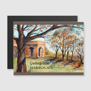 The Valley Gardens Harrogate by Farida Greenfield Magnetkarte