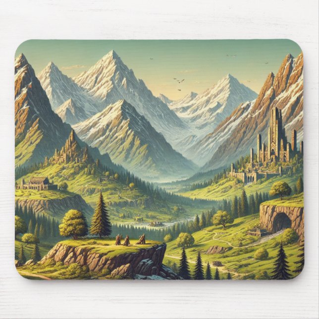 The Valley of Legends – A Journey Begins Mousepad (Vorne)