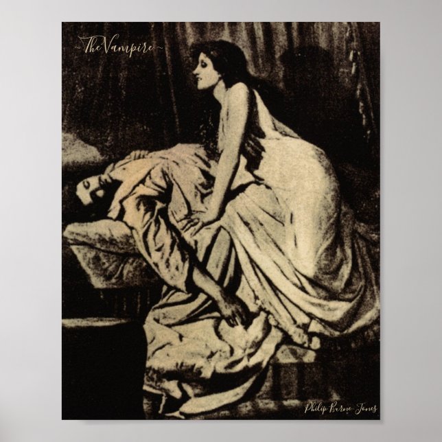 The Vampire (1897) - Philip Burne-Jones Poster (Vorne)