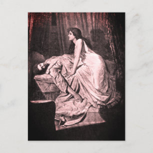 The Vampire (Philip Burne-Jones, 1897) Postkarte