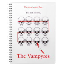 The Vampyres - Crossed Skulls Notebook