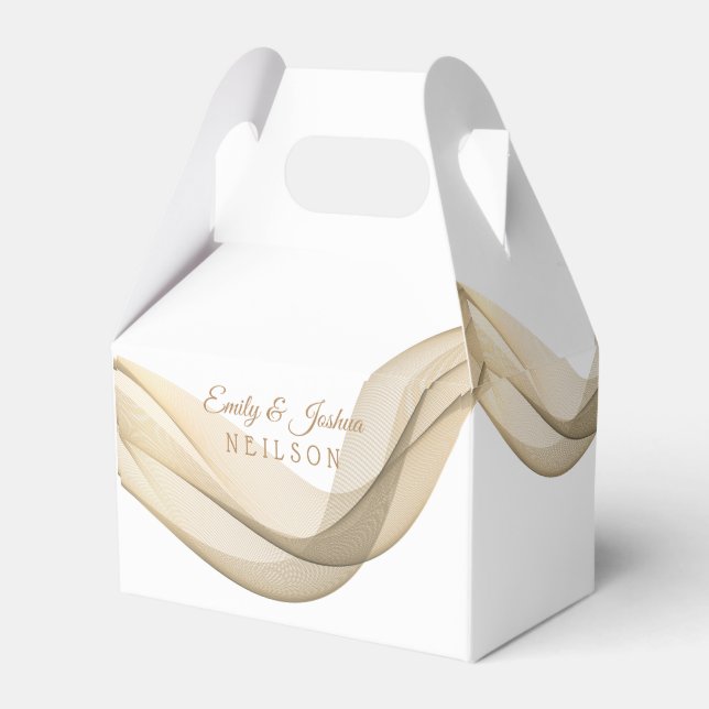 The Veil Favor Box Temple Wedding Geschenkschachtel (Vorderseite)