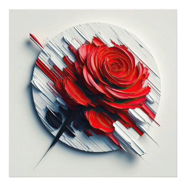 The Versatility of Blooming Roses in Art Fotodruck (Vorne)