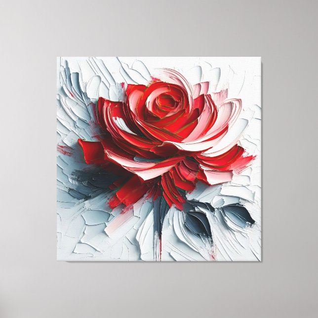 The Versatility of Blooming Roses in Art Leinwanddruck (Vorderseite)