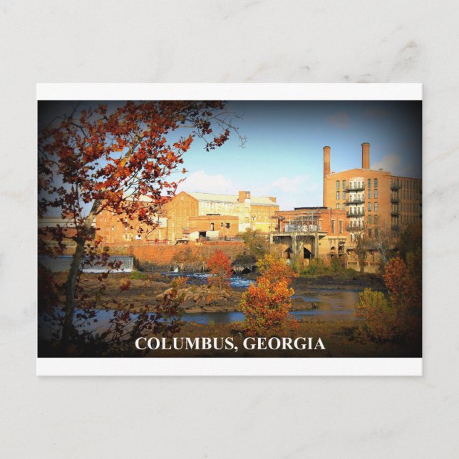 THE VIEW FROM PHENIX CITY, ALABAMA POSTKARTE (Vorderseite)