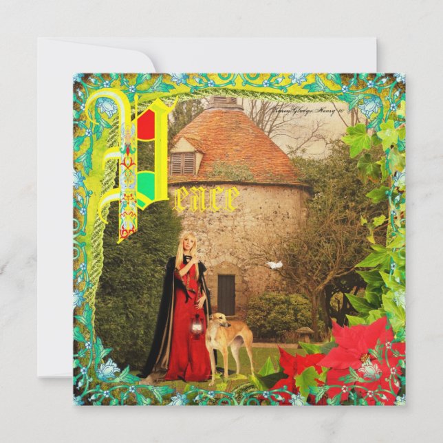 "The Vigil" ~ Anpassbare Weihnachtseinladung Einladung (Vorderseite)