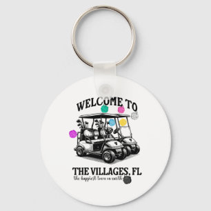 The Villages Florida Fl Ruhestand Lustig Golf Loof Schlüsselanhänger