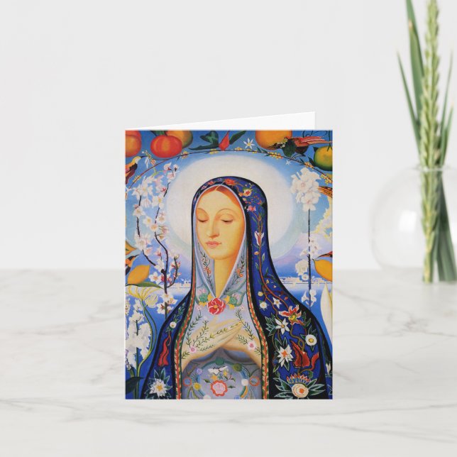 The Virgin - Joseph Stella Karte (Vorderseite)