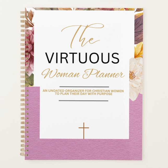 The Virtuous Woman Planner Planer (Vorderseite)