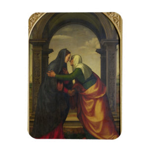 The Visitation of St. Elizabeth to the Virgin Mary Magnet