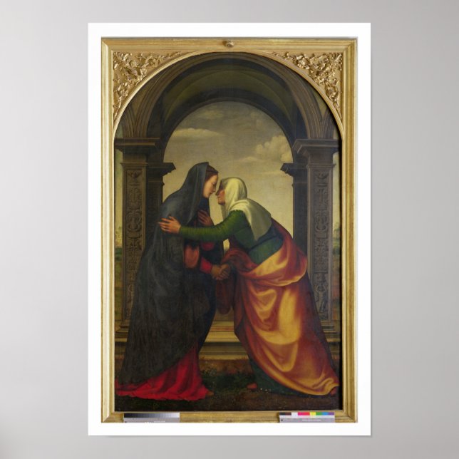 The Visitation of St. Elizabeth to the Virgin Mary Poster (Vorne)