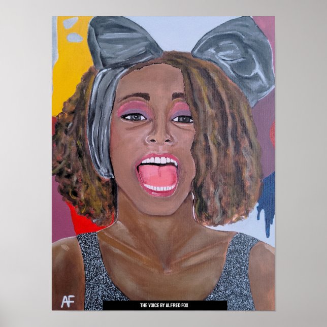 The Voice Painting by Alfred Fox Poster (Vorne)