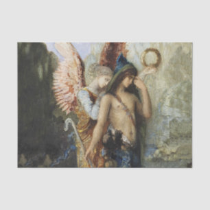 "The Voices" Angel Art von Gustave Moreau Seidenpapier