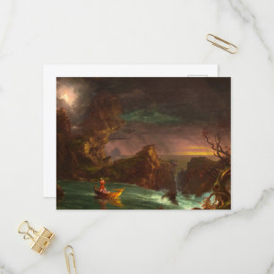 The Voyage of Life, Manhood, 1842 von Thomas Cole Einladungspostkarte