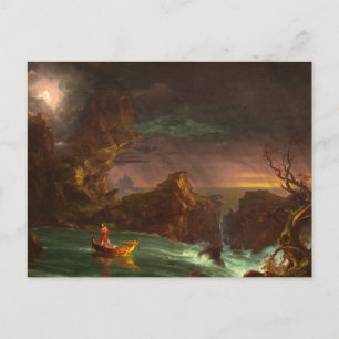 The Voyage of Life, Manhood by Thomas Cole Postkarte