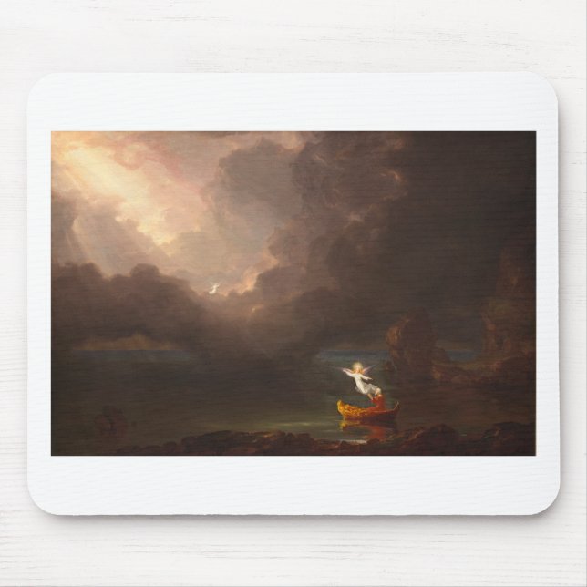 The Voyage of Life Old Age Thomas Cole 1842 Mousepad (Vorne)