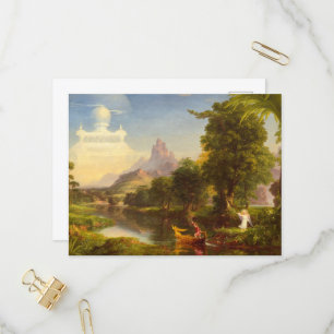 The Voyage of Life, Youth, 1842 von Thomas Cole Einladungspostkarte