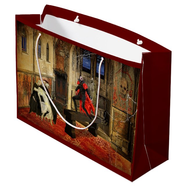 The Waiters Große Geschenktüte (Rückseite Schrägansicht)