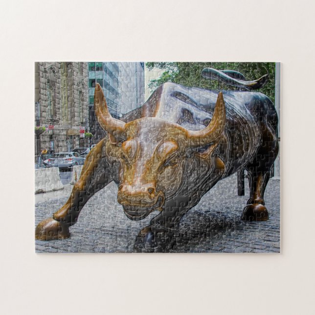 The Wall Street Bull New York. Puzzle (Horizontal)