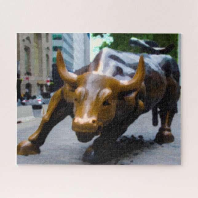 The Wall Street Bull New York. Puzzle (Horizontal)