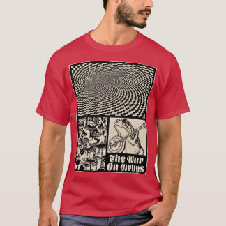 The War On Drugs Frosch psychedelische Grafik T-Shirt