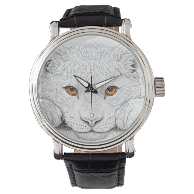 The watch is handmade with the image of animals  armbanduhr (Vorderseite)