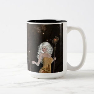 The Watchers - Fantasy Designs Zweifarbige Tasse