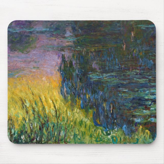 The Water Lilies - Das Sonnenlicht, Claude Monet,  Mousepad (Vorne)