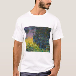 The Water Lilies - Das Sonnenlicht, Claude Monet,  T-Shirt