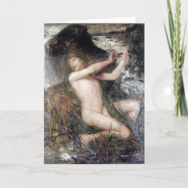 The Water Sprite Fine Art Greetings Card Karte (Vorderseite)