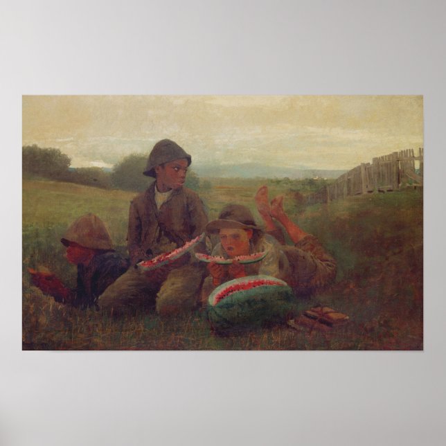 The Watermelon Boys, 1876 Poster (Vorne)