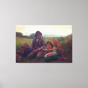 The Watermelon Boys - Homer Winslow Leinwanddruck