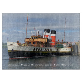 The Waverley Paddle Steamer, Rothesay, Schottland Schneidebrett