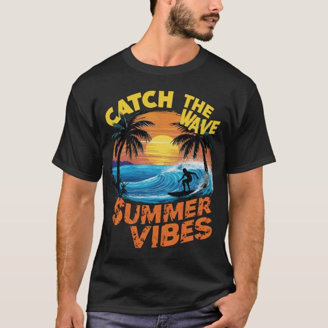 The Waves Summer Vibes T-Shirt (Vorderseite)