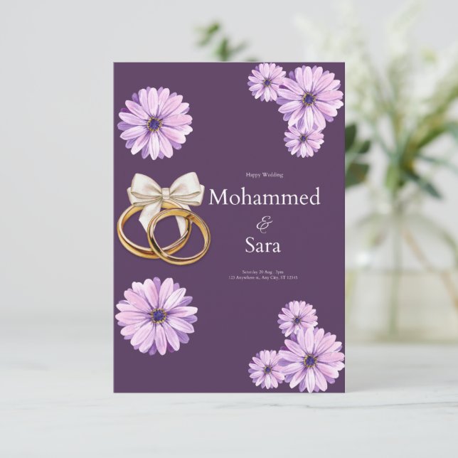 The Wedding Invitation  (Stehend Vorderseite)