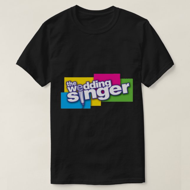 The Wedding Singer - Ein Musical Comedy Sticker T-Shirt (Design vorne)