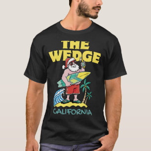 THE WEDGE KALIFORNIA Weihnachts-Surfen T-Shirt