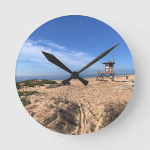 The Wedge, Newport Beach, Kalifornien Runde Wanduhr