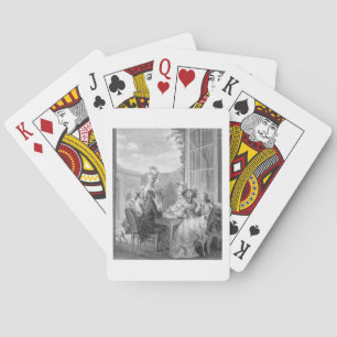 The Whist Party, 1783, engraved by Jean Dambrun (1 Spielkarten