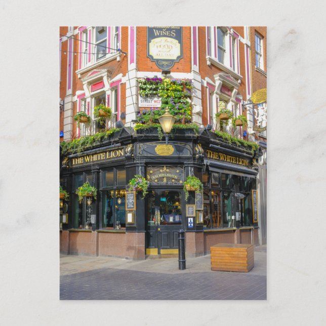 The White Lion, Covent Garden, London Vereinigtes  Postkarte (Vorderseite)